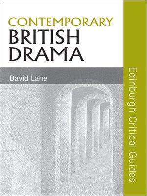 cover image of Contemporary British Drama